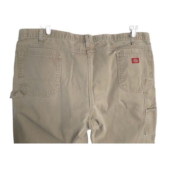 Dickies Jeans Mens 48x32 Relaxed Fit Heavyweight Duck Carpenter Beige 1939 RDS - Picture 4 of 7